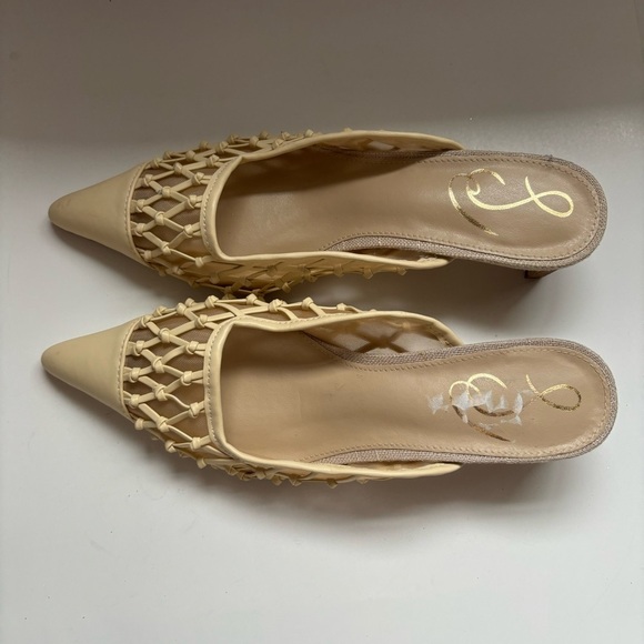 Sam‎ Edelman Snyder Mesh Mules, Eggshell Sz 6 - Picture 8 of 8